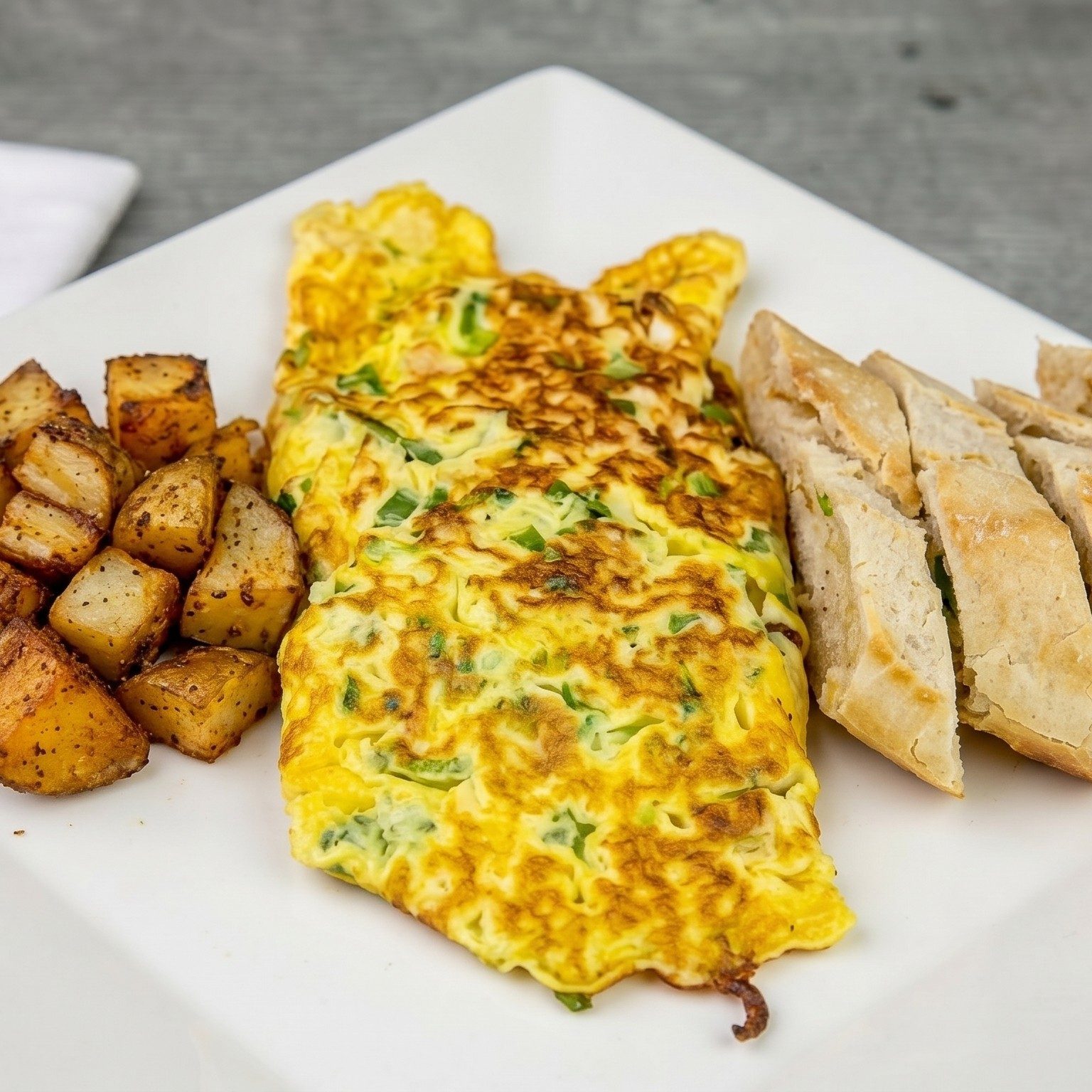 Veggie Omelet.