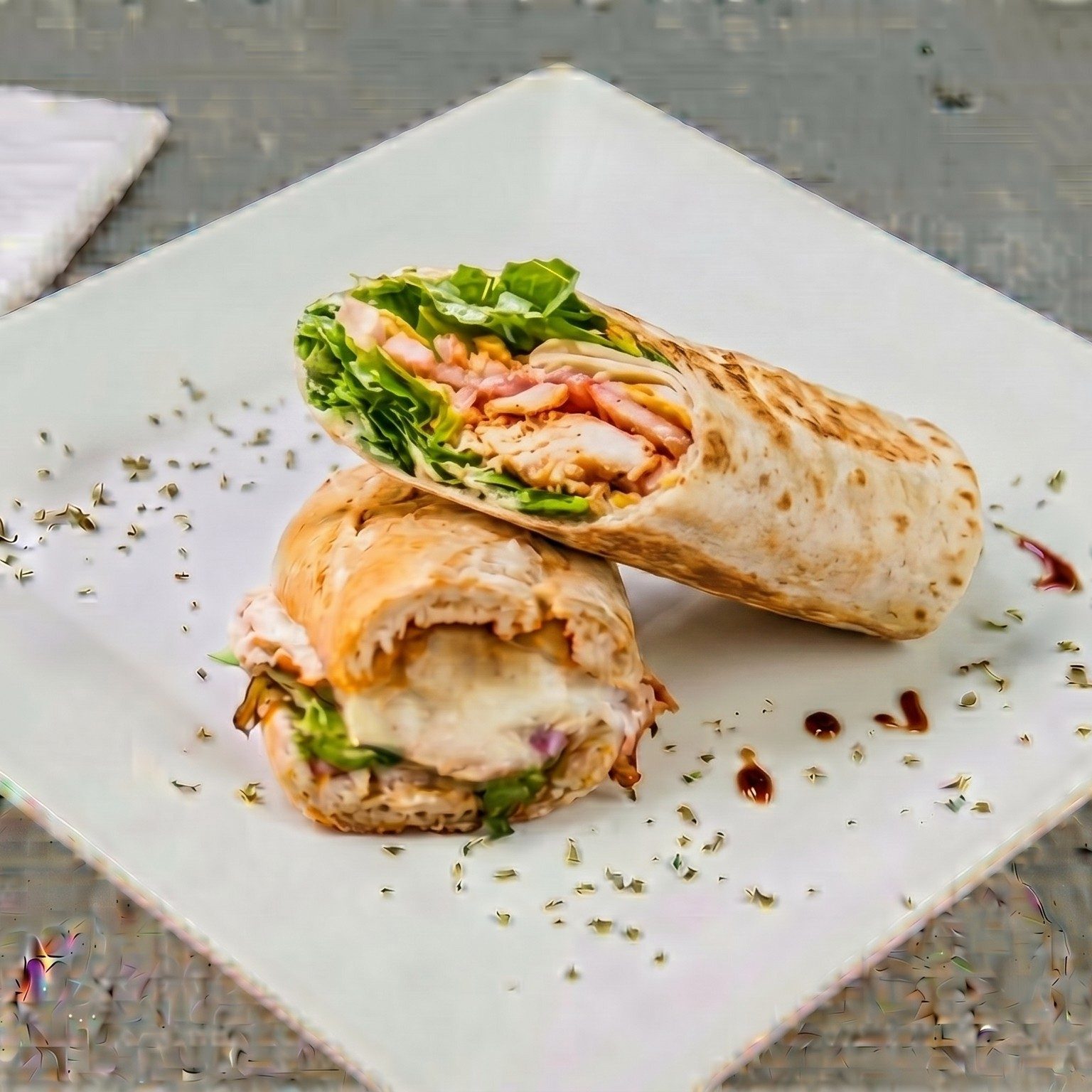 Spicy Chicken Wrap.
