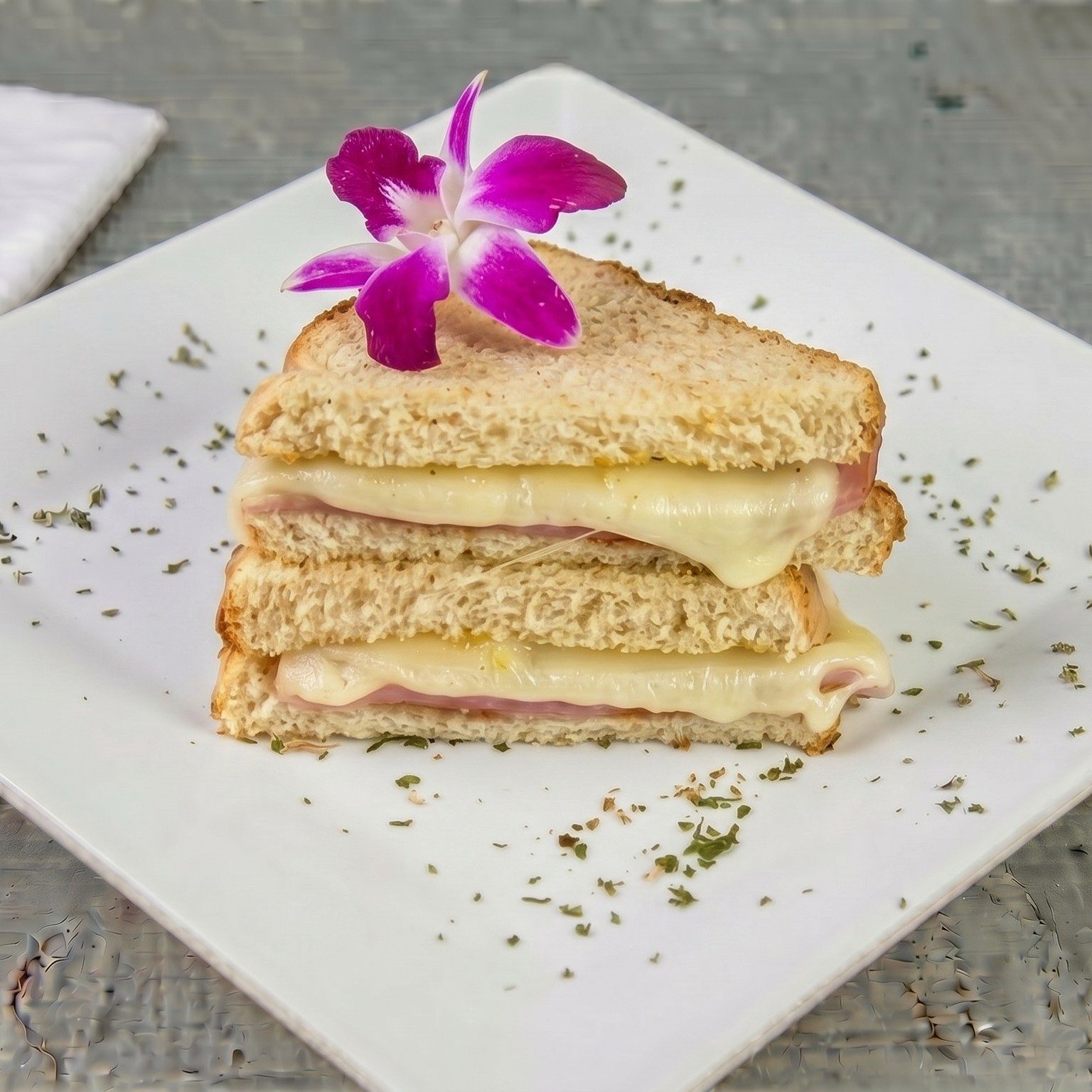 Ham and Cheese Sandwich.