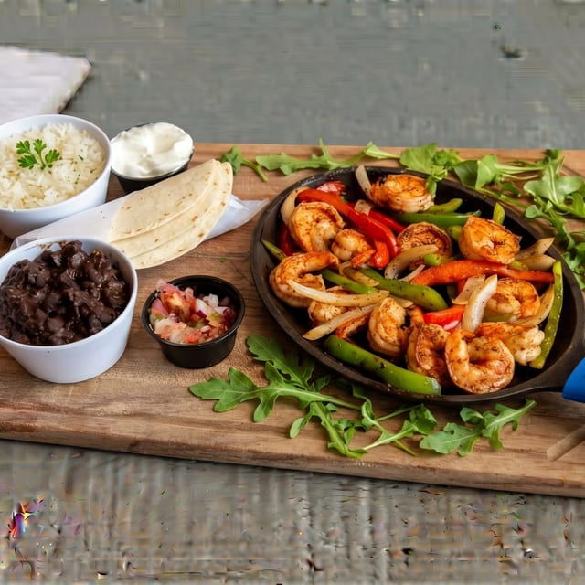 Shrimp Fajitas.