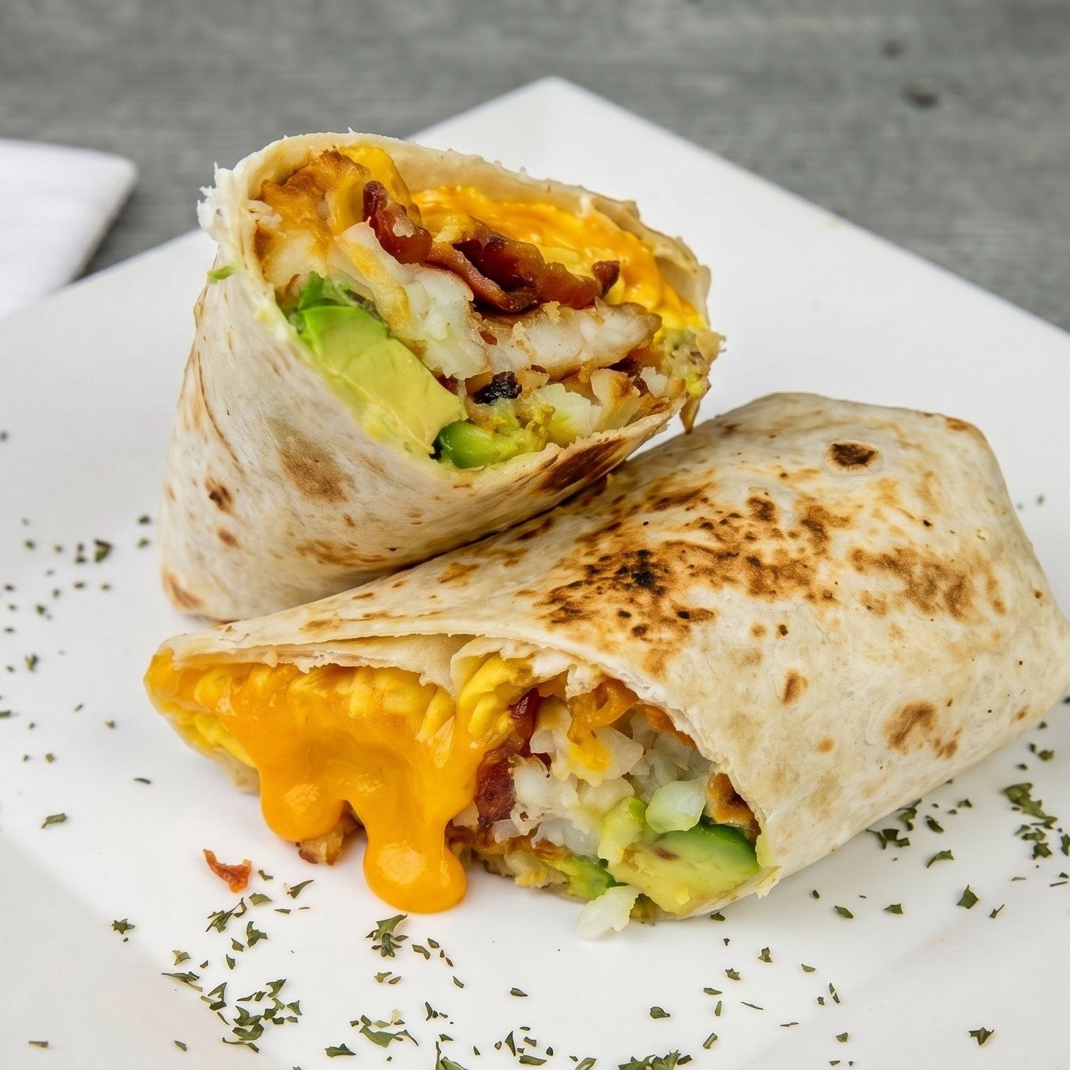 Steak Breakfast Wrap.