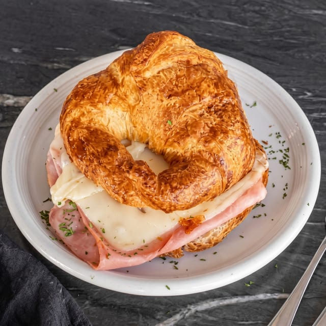 Croissant Ham & Cheese.