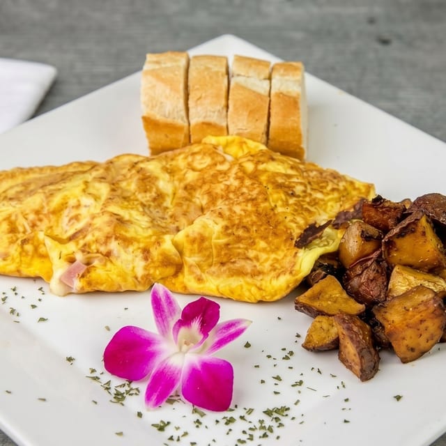 Ham and Cheese Omelet.