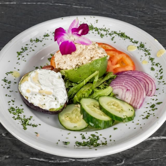 Tuna Stuffed Avocado.