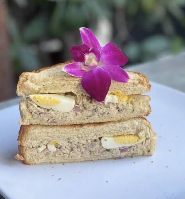 Tuna Egg Sandwich.
