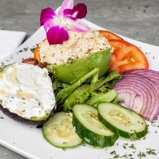 #33 Tuna Stuffed Avocado Salad