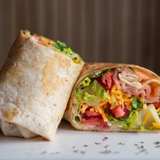 #100 Spicy Salmon Wrap
